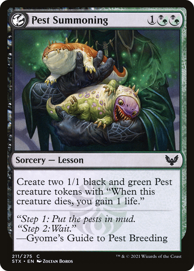 Pest Summoning [Strixhaven: School of Mages] Foil