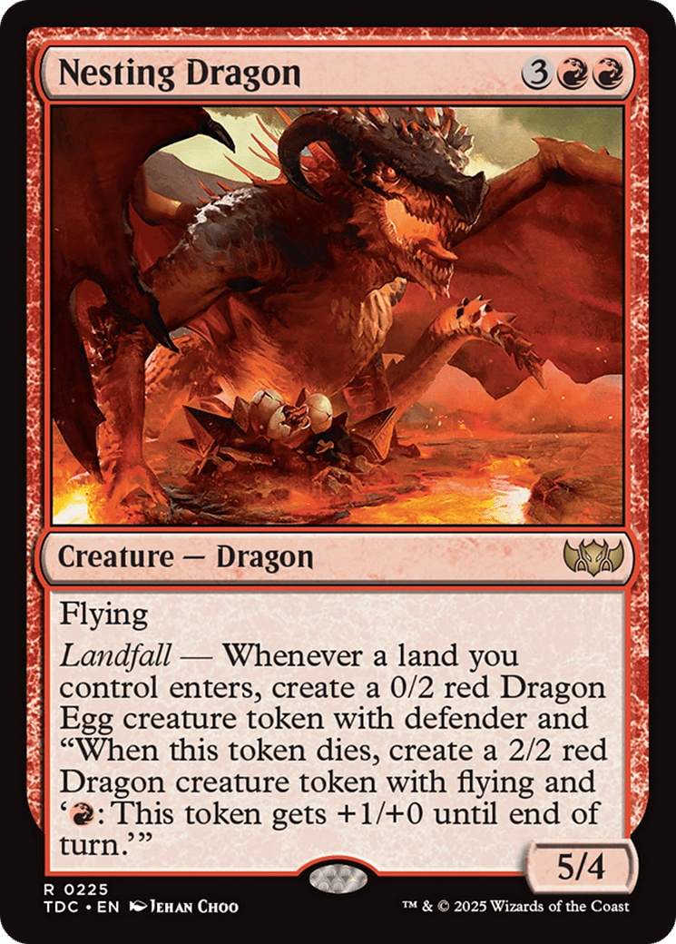 Nesting Dragon (225) [Commander: Tarkir: Dragonstorm]