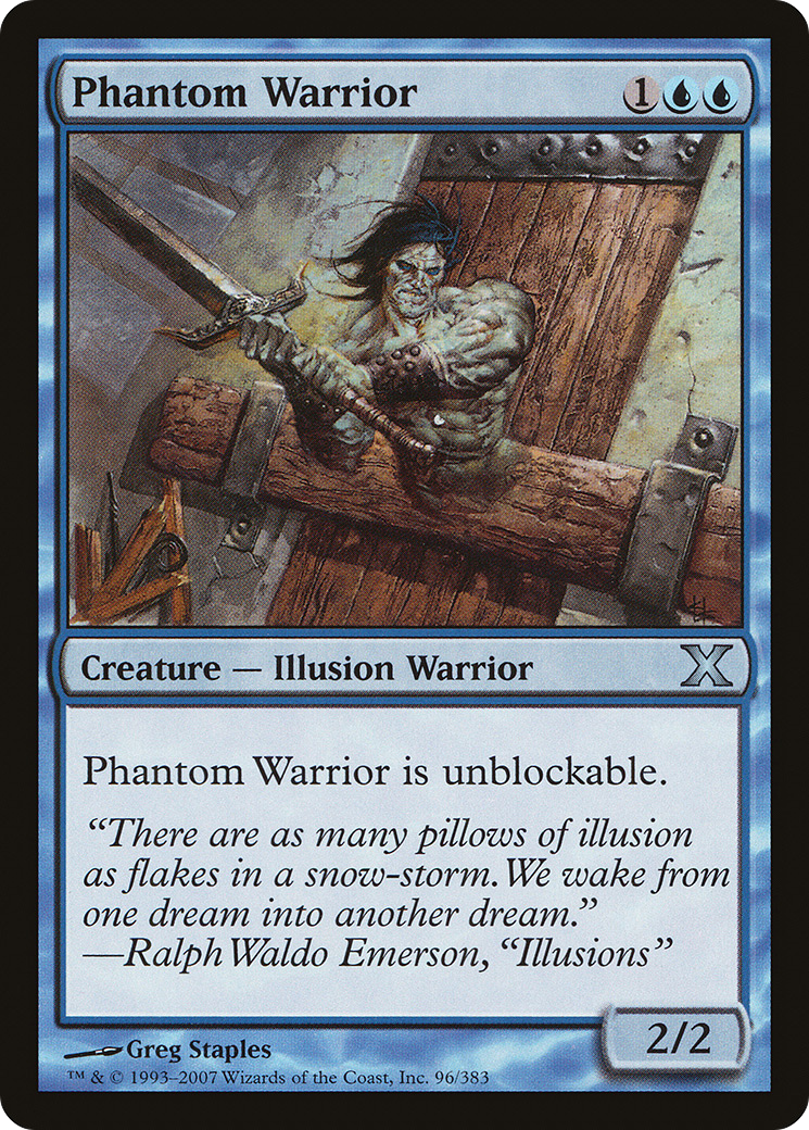 Phantom Warrior [Tenth Edition] Foil