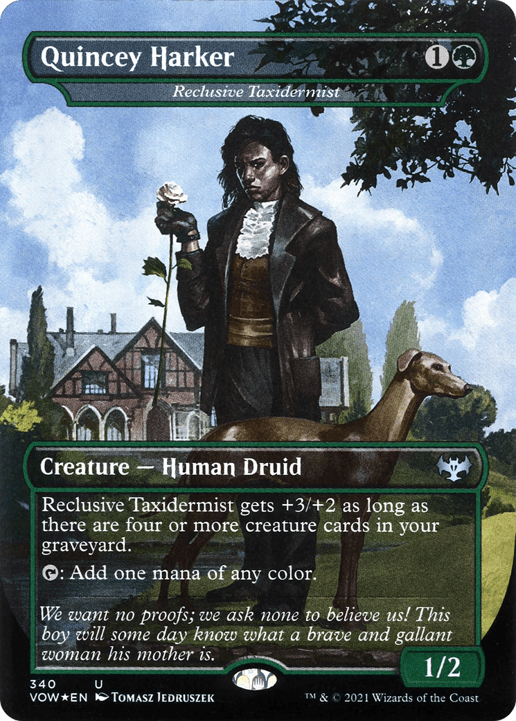 Reclusive Taxidermist - Quincey Harker [Innistrad: Crimson Vow] Foil