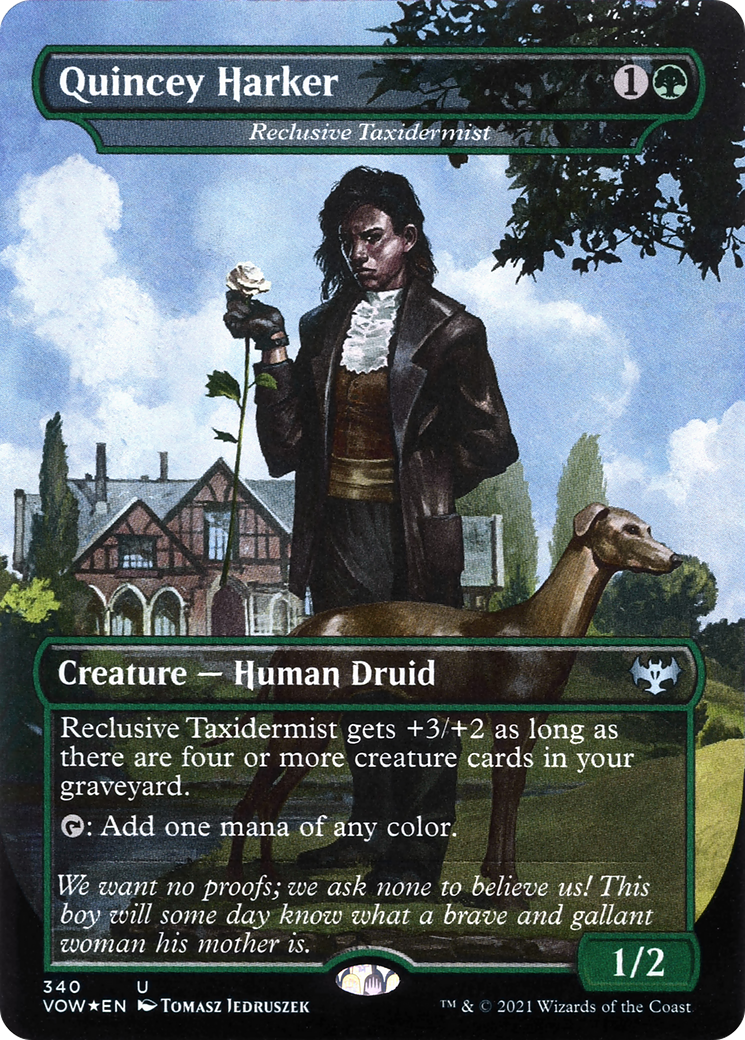 Reclusive Taxidermist - Quincey Harker [Innistrad: Crimson Vow] Foil