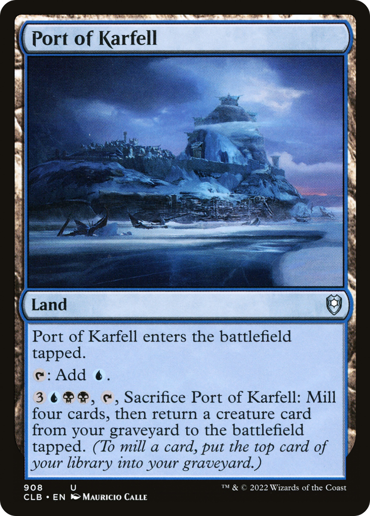 Port of Karfell (CLB-908) - Commander Legends: Battle for Baldur's Gate
