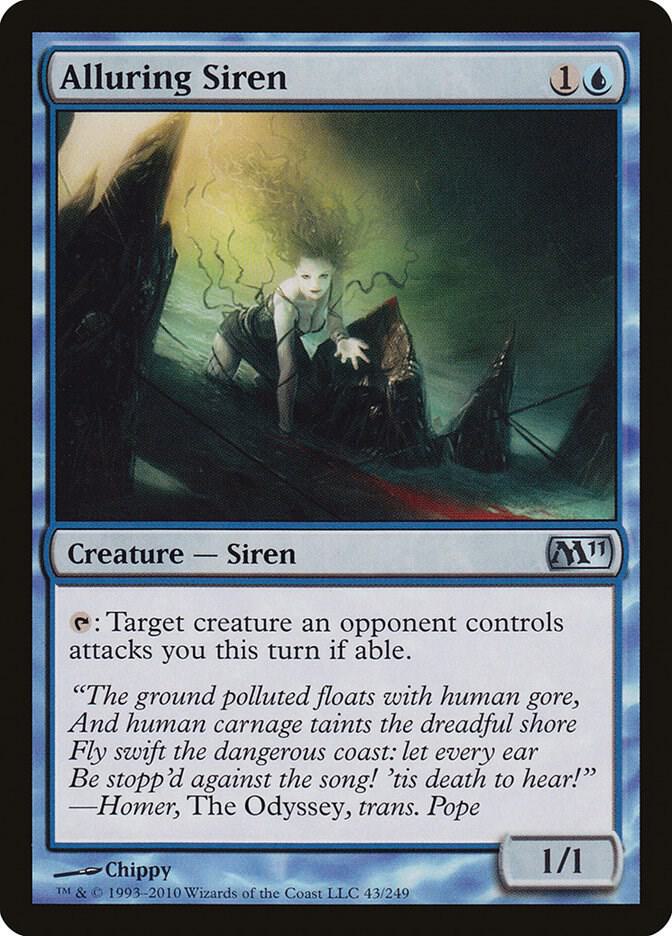 Alluring Siren 43/249 (Magic 2011 (M11)) 