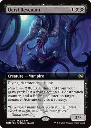 Qarsi Revenant (Extended Art) (426) [Buy-A-Box Promos]  Foil