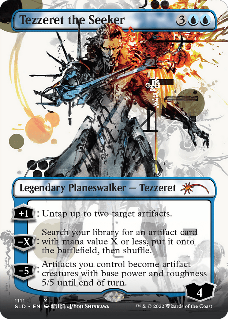 Tezzeret the Seeker (Borderless) [Secret Lair Drop Series] Foil