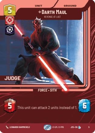 Darth Maul - Revenge at Last | Foil (5)  [Judge Promos]