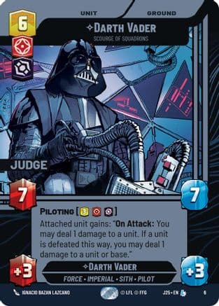 Darth Vader - Scourge of Squadrons | Foil (6)  [Judge Promos]