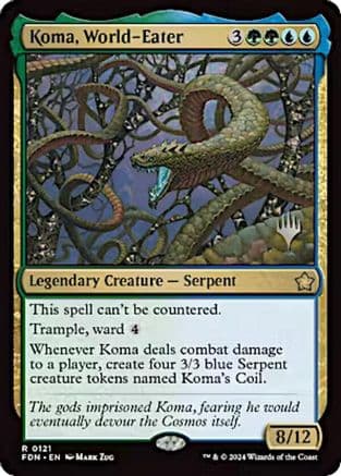 Koma, World-Eater (121) [Promo Pack: Aetherdrift]