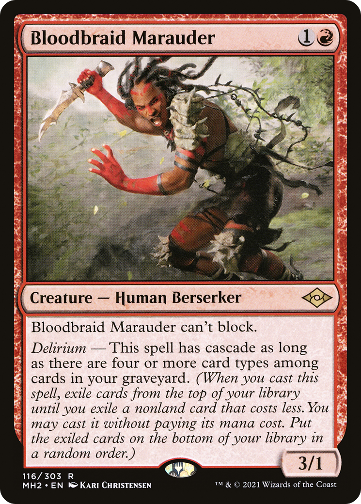 Bloodbraid Marauder [Modern Horizons 2] Foil