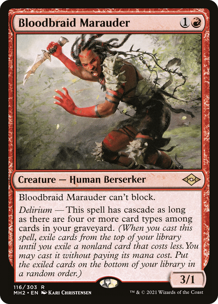 Bloodbraid Marauder [Modern Horizons 2] Foil