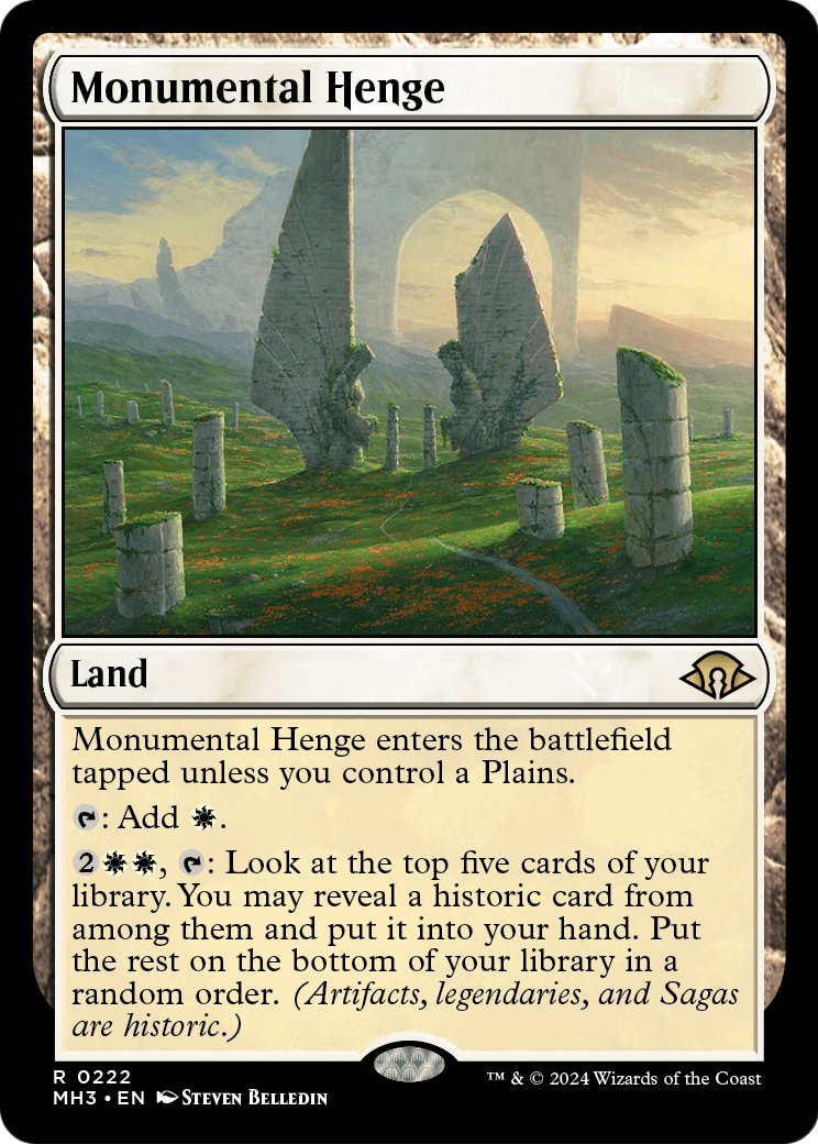 Monumental Henge [Modern Horizons 3] Foil