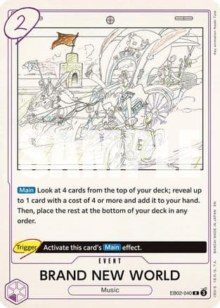 BRAND NEW WORLD (EB02-040) - Extra Booster: Anime 25th Collection Foil