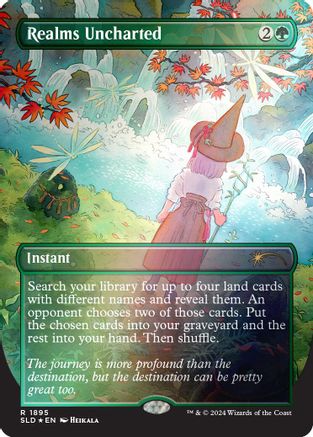Realms Uncharted (Rainbow Foil) (1895) [Secret Lair Drop Series]  Foil