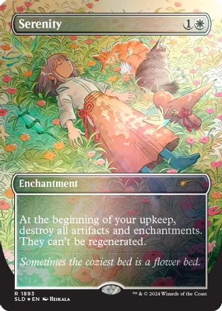Serenity (Rainbow Foil) (1893) [Secret Lair Drop Series]  Foil