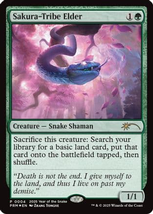 Sakura-Tribe Elder (Year of the Snake 2025) (004) [Standard Showdown Promos]  Foil