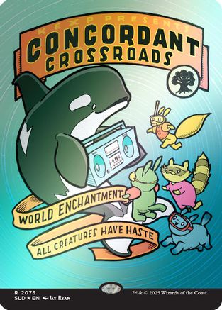 Concordant Crossroads (2073) (Rainbow Foil) (2073) [Secret Lair Drop Series]