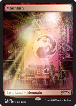 Mountain (2079) (Rainbow Foil) (2079) [Secret Lair Drop Series]