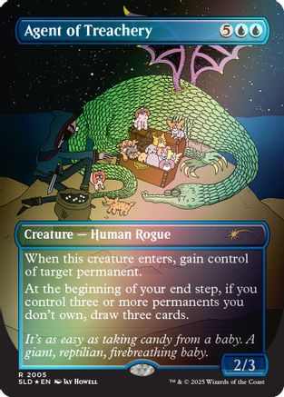 Agent of Treachery (Rainbow Foil) (2005) [Secret Lair Drop Series]
