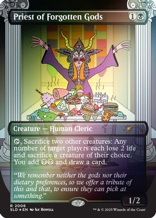 Priest of Forgotten Gods (Rainbow Foil) (2006) [Secret Lair Drop Series]