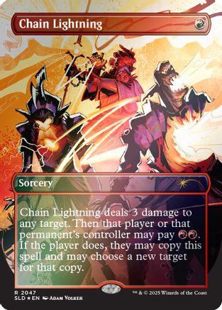 Chain Lightning (2047) (Rainbow Foil) (2047) [Secret Lair Drop Series]
