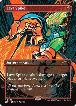 Lava Spike (2049) (2049) [Secret Lair Drop Series]