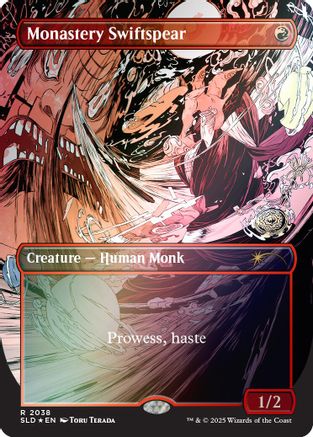 Monastery Swiftspear (2038) (Rainbow Foil) (2038) [Secret Lair Drop Series]