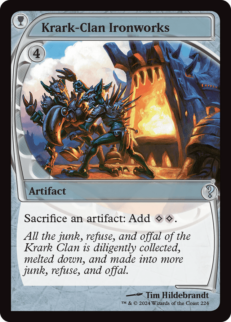 Krark-Clan Ironworks (Future Sight) [Mystery Booster 2] Foil