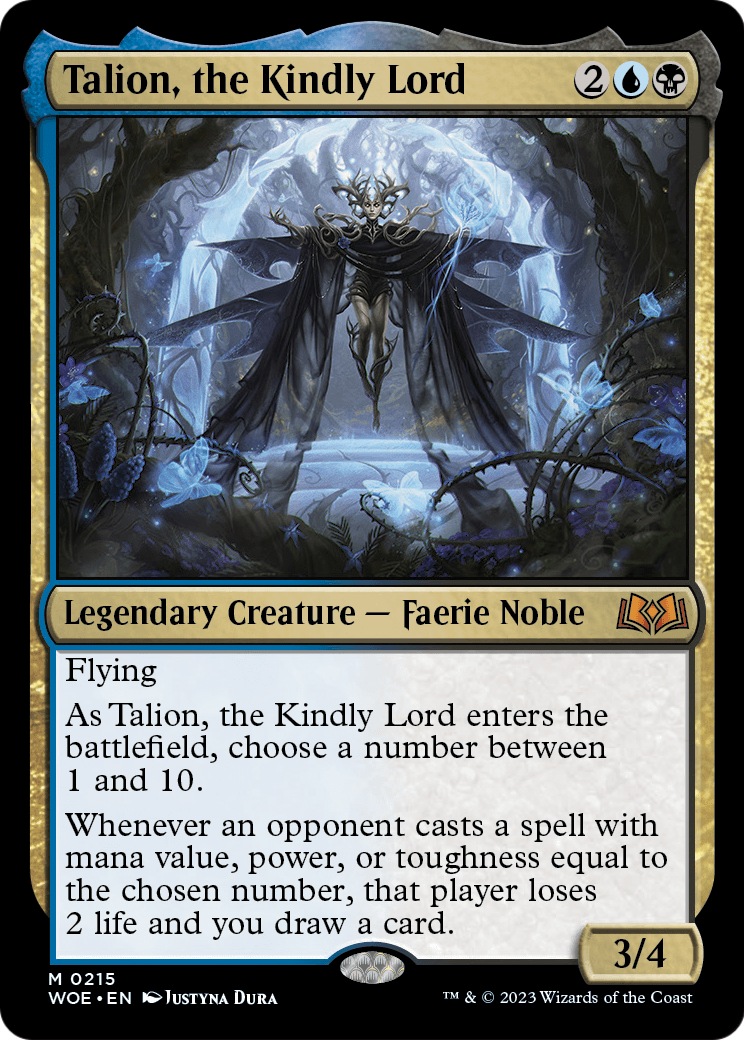Talion, the Kindly Lord [Wilds of Eldraine] Foil