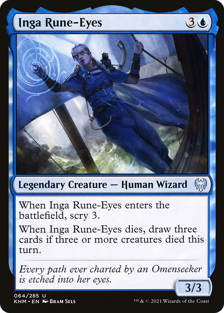 Inga Rune-Eyes [Kaldheim] Foil