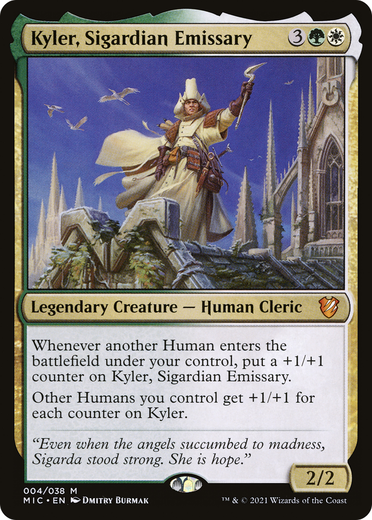 Kyler, Sigardian Emissary [Innistrad: Midnight Hunt Commander] Foil