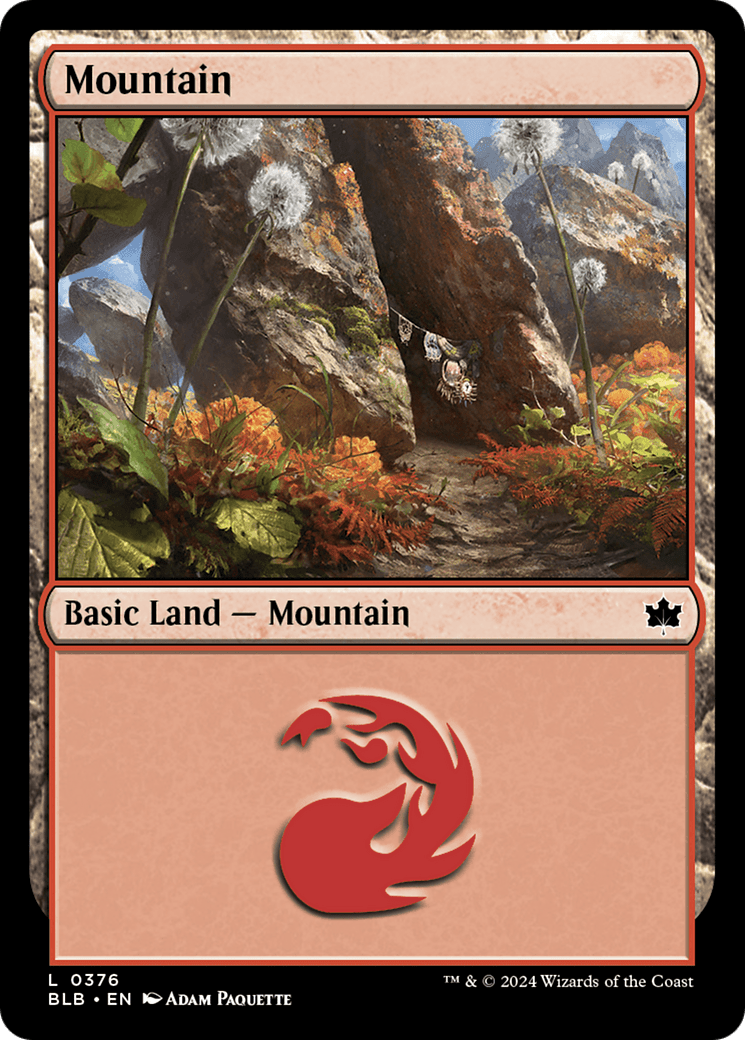 Mountain (0376) [Bloomburrow] Foil