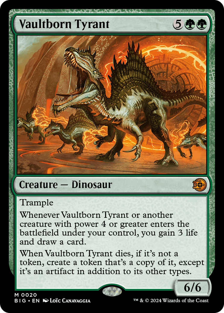 Vaultborn Tyrant [Outlaws of Thunder Junction: The Big Score] Foil