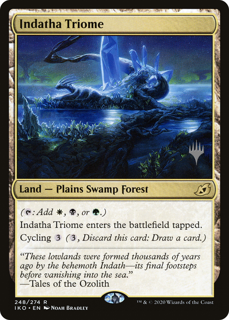 Indatha Triome (Promo Pack) [Ikoria: Lair of Behemoths Promos] Foil