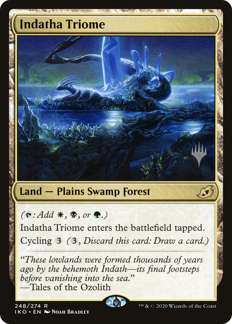 Indatha Triome (Promo Pack) [Ikoria: Lair of Behemoths Promos] Foil