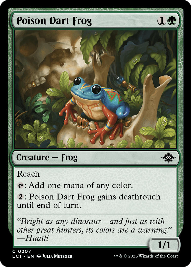 Poison Dart Frog [The Lost Caverns of Ixalan] Foil