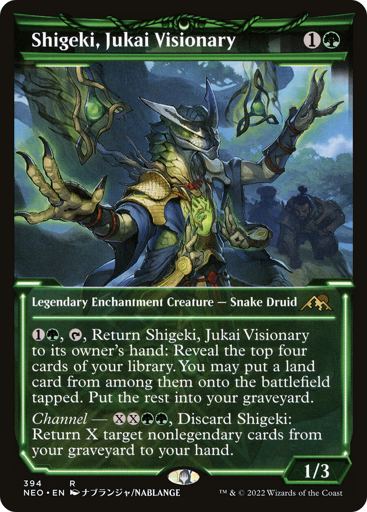 Shigeki, Jukai Visionary (Showcase Soft Glow) [Kamigawa: Neon Dynasty] Foil