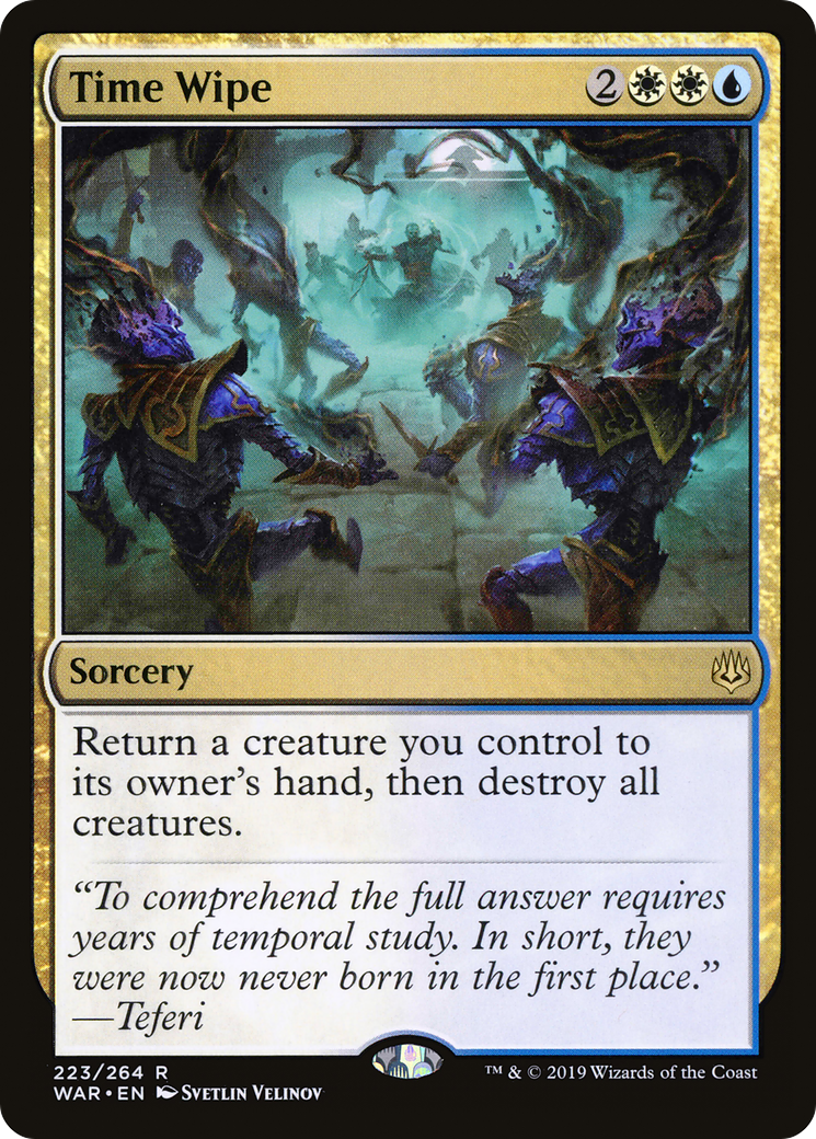 Time Wipe [War of the Spark] Foil