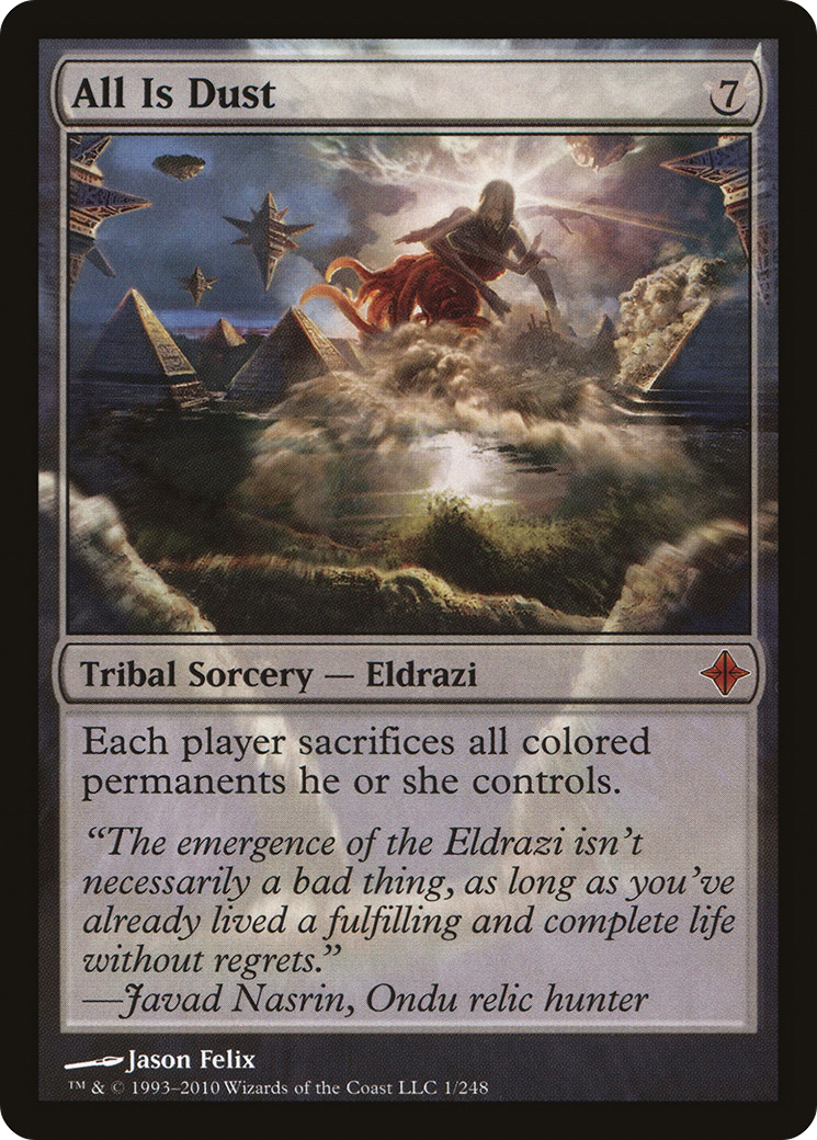 All Is Dust [Rise of the Eldrazi] Foil