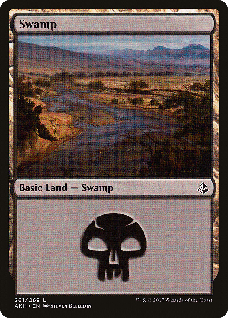 Swamp (261) [Amonkhet] Foil