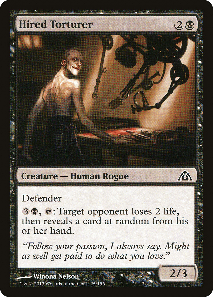 Hired Torturer [Dragon's Maze] Foil
