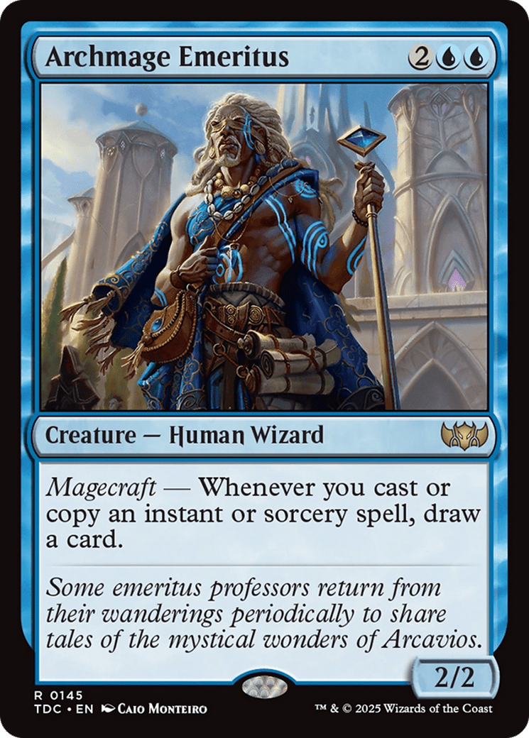 Archmage Emeritus (145) [Commander: Tarkir: Dragonstorm]