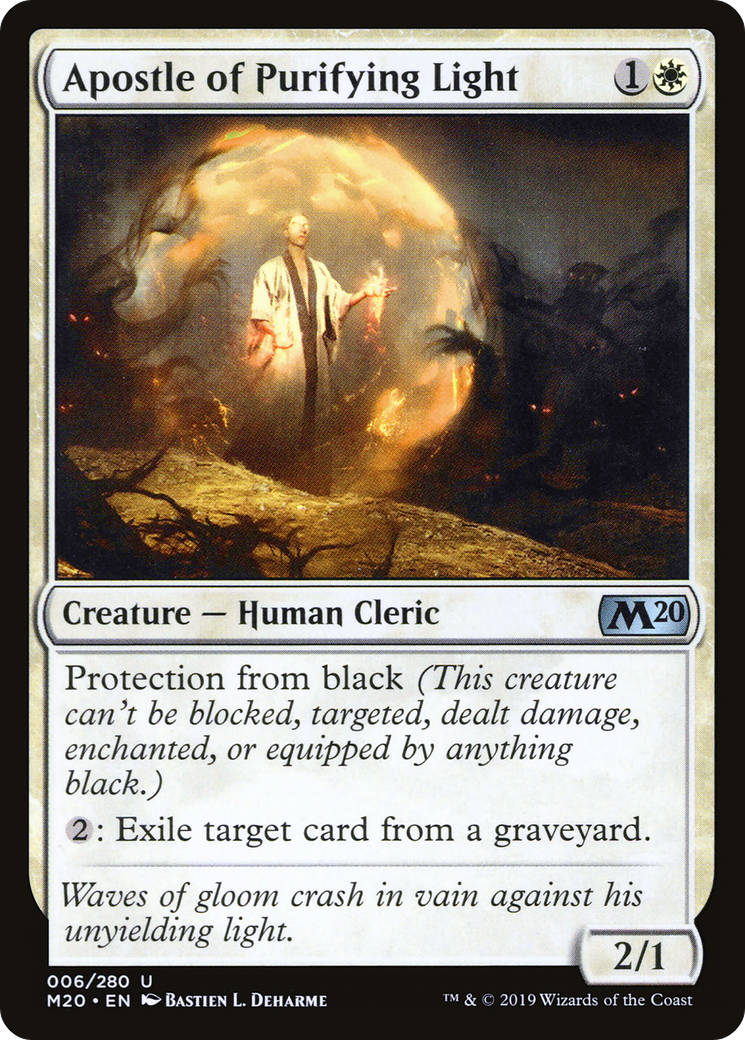 Apostle of Purifying Light [Core Set 2020] Foil
