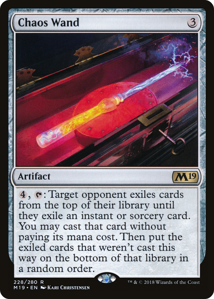Chaos Wand [Core Set 2019] Foil