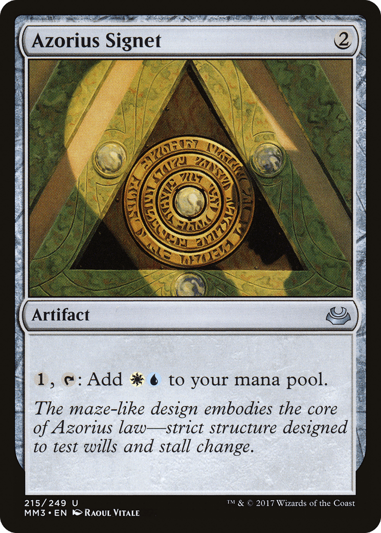 Azorius Signet [Modern Masters 2017] Foil