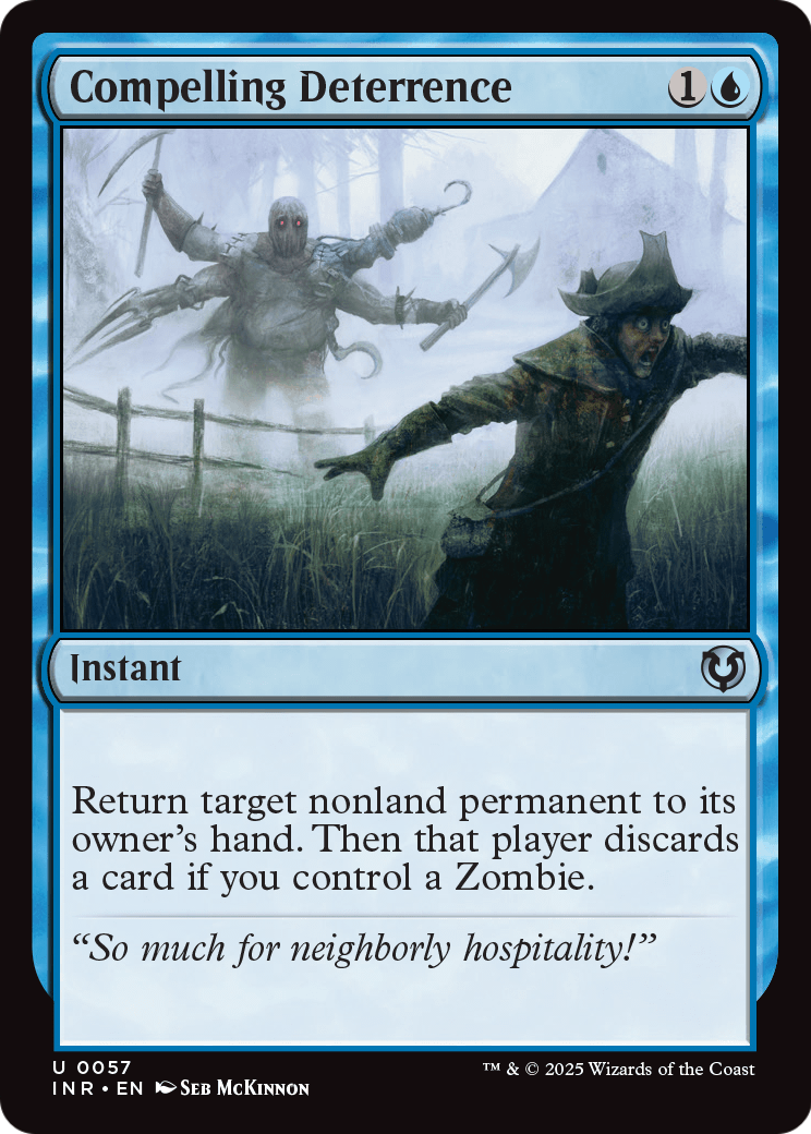 Compelling Deterrence (-057) [Innistrad Remastered]  Foil