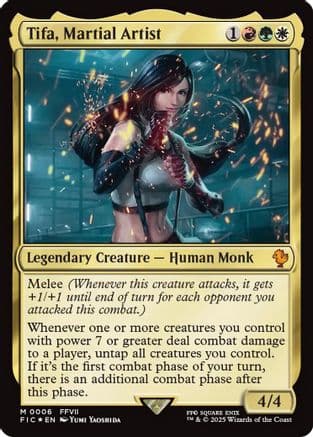 Tifa, Martial Artist |  Foil (006) [Commander: FINAL FANTASY]