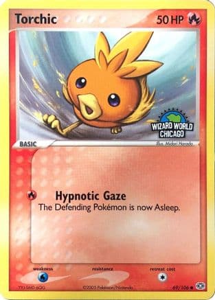 Torchic (Wizard World Chicago) 069- Miscellaneous Cards & Products