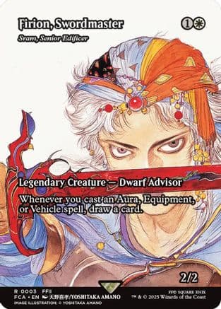 Firion, Swordmaster - Sram, Senior Edificer (Showcase) (003) [FINAL FANTASY: Through the Ages]  Foil