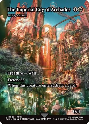 The Imperial City of Archades - Wall of Omens (Showcase) (027) [FINAL FANTASY: Through the Ages]