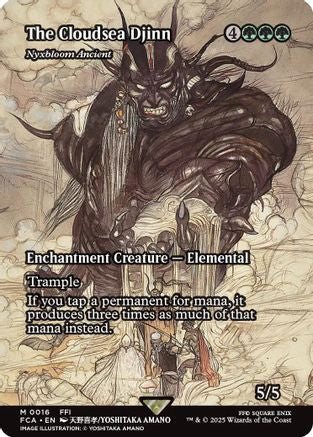 The Cloudsea Djinn - Nyxbloom Ancient (Showcase) (016) [FINAL FANTASY: Through the Ages]  Foil